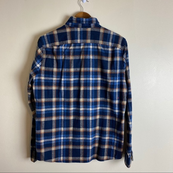 NWT Men’s Blue Flannel A&F Button Up Jacket 5003 - Picture 9 of 11